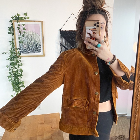 Coats | Corduroy Brown Jacket | Poshmark